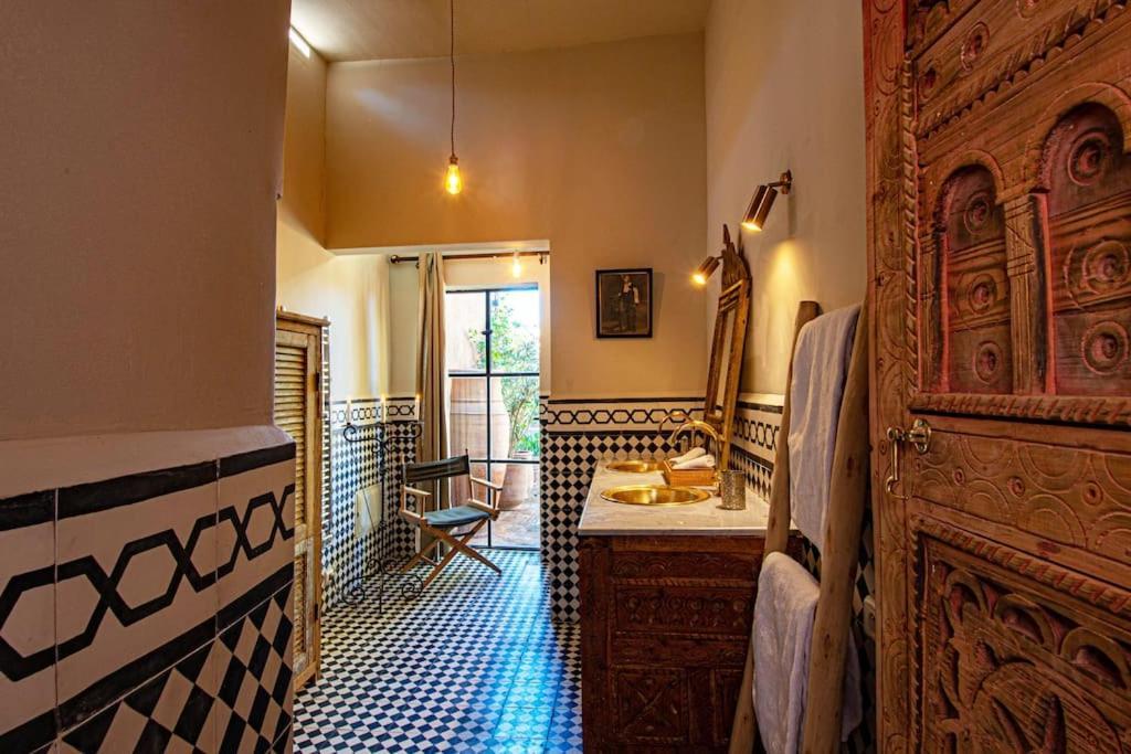 Aux portes de Marrakech Villa Arts&Déco avec piscine Marrakesh Exterior foto